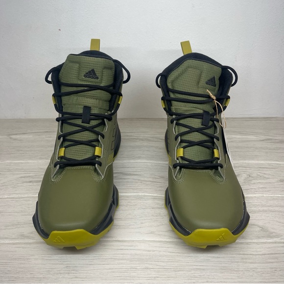 Adidas Mens Size 11 Olive TERREX UNITY LEATHER MID COLD.RDY HIKING BOOTS GZ3936 - Picture 4 of 9